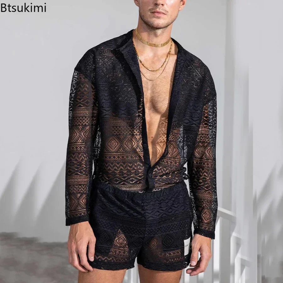 tenue sexy homme respirant blanc