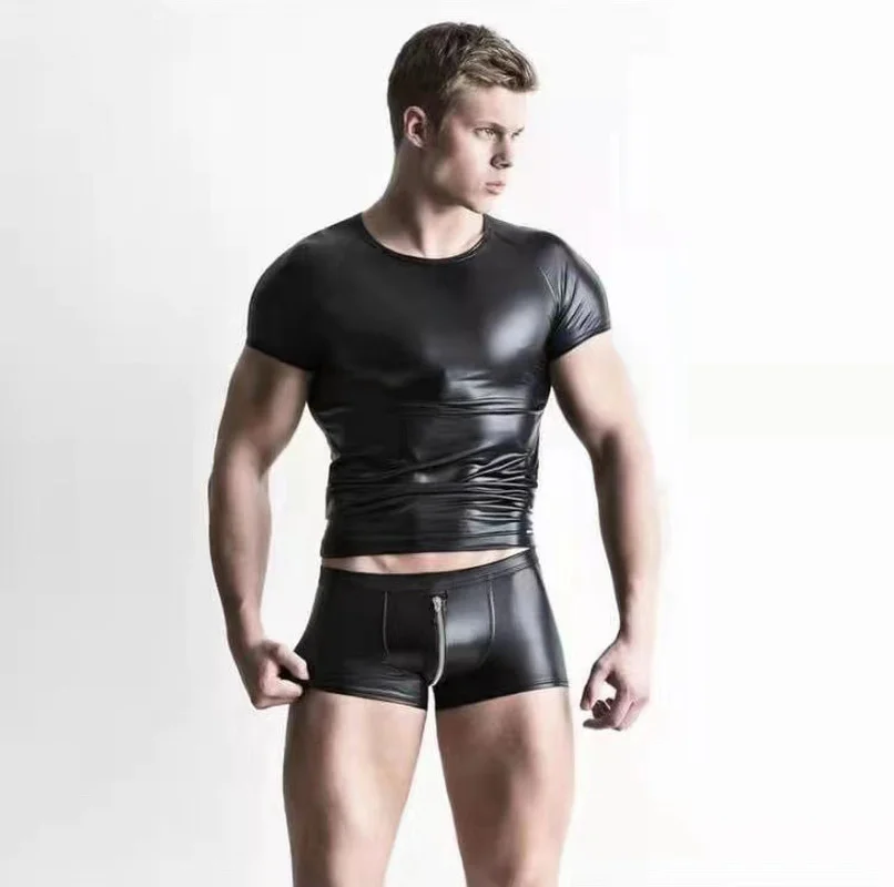 Ensemble Homme Simili Cuir Stretch