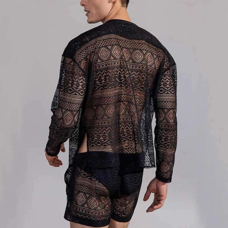 tenue dentelle homme blanc