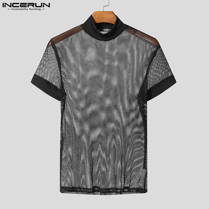 Top Homme filet Transparent
