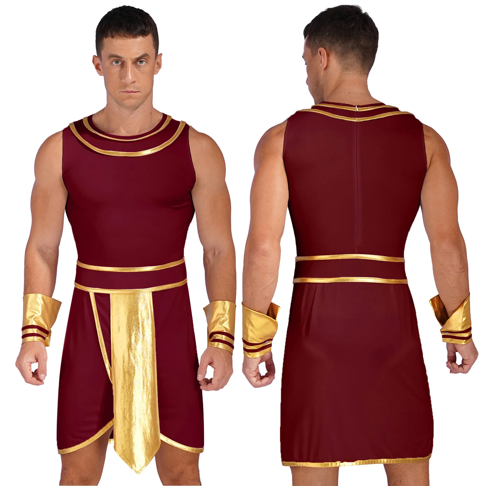 costume homme empire romain long