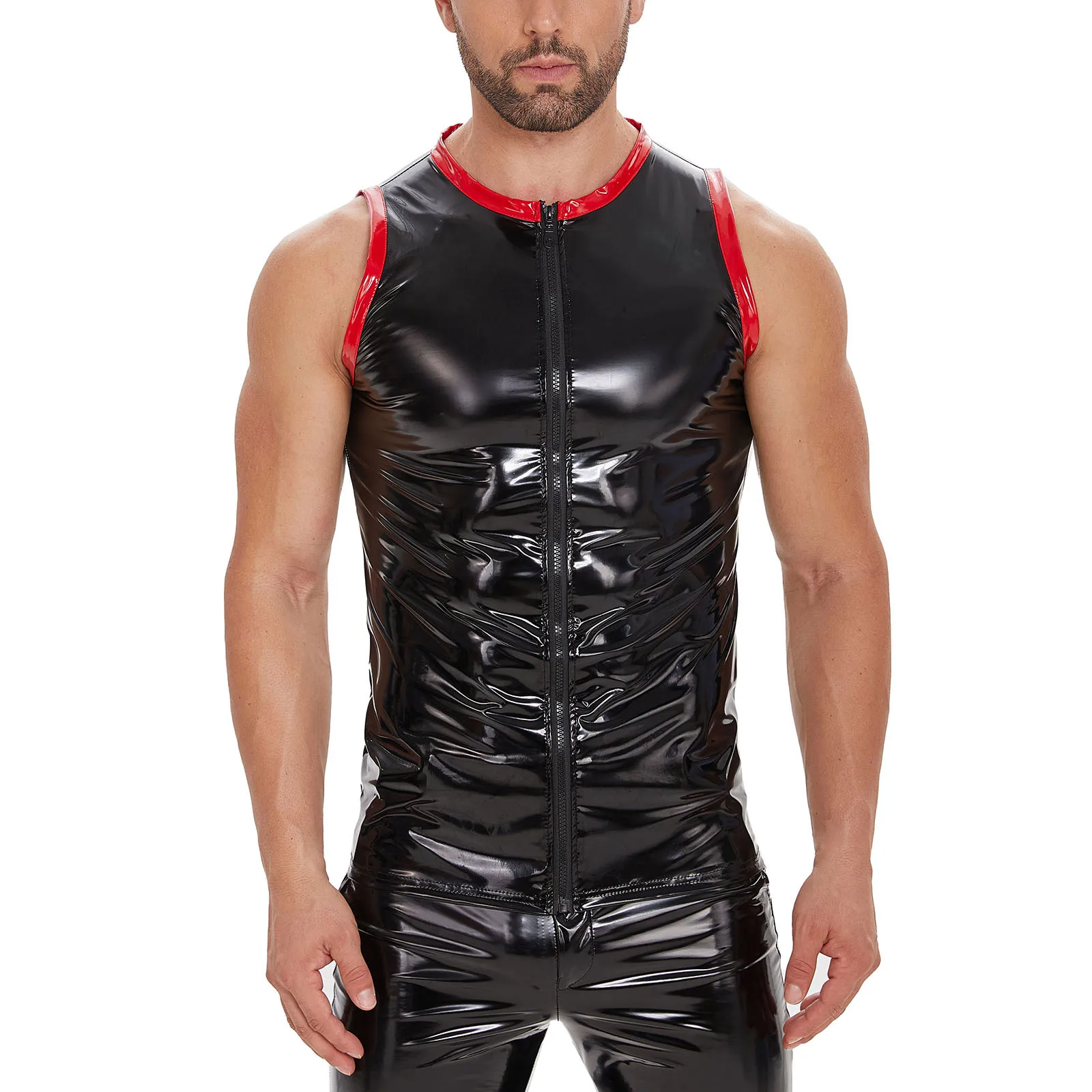 mode masculine effet cuir