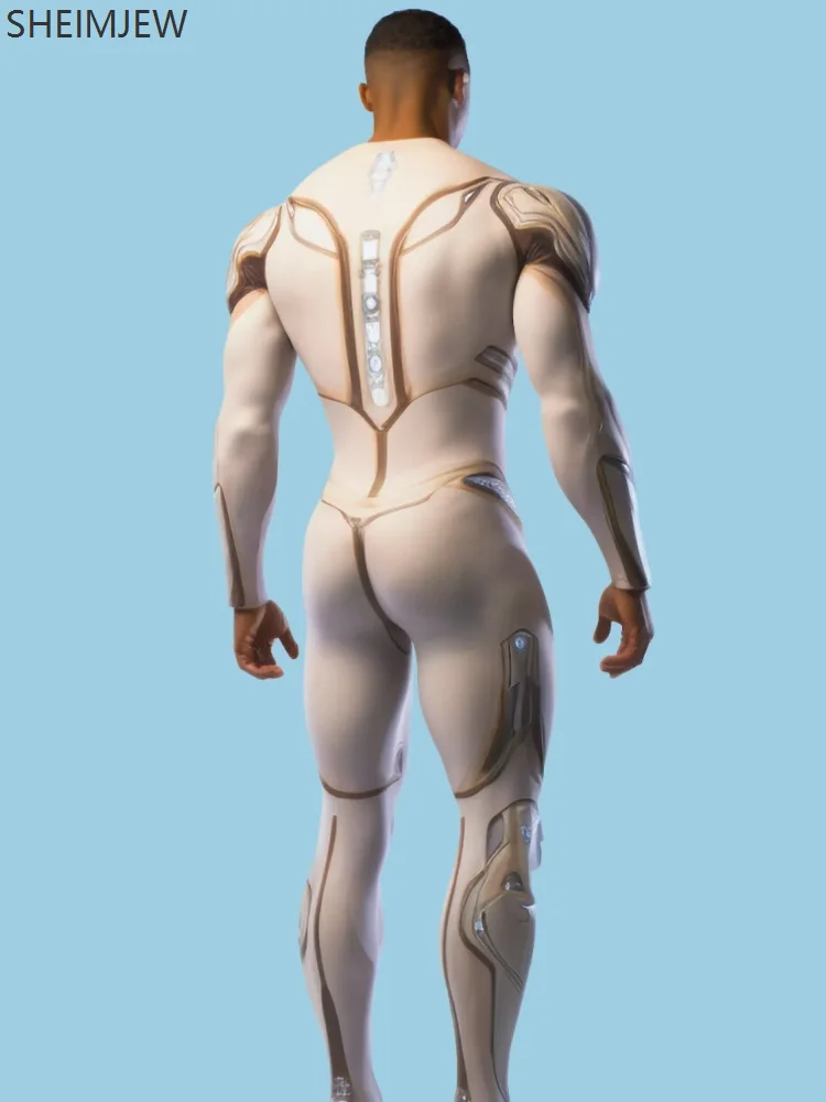 Combinaison blanc Homme Technologie Électrisant