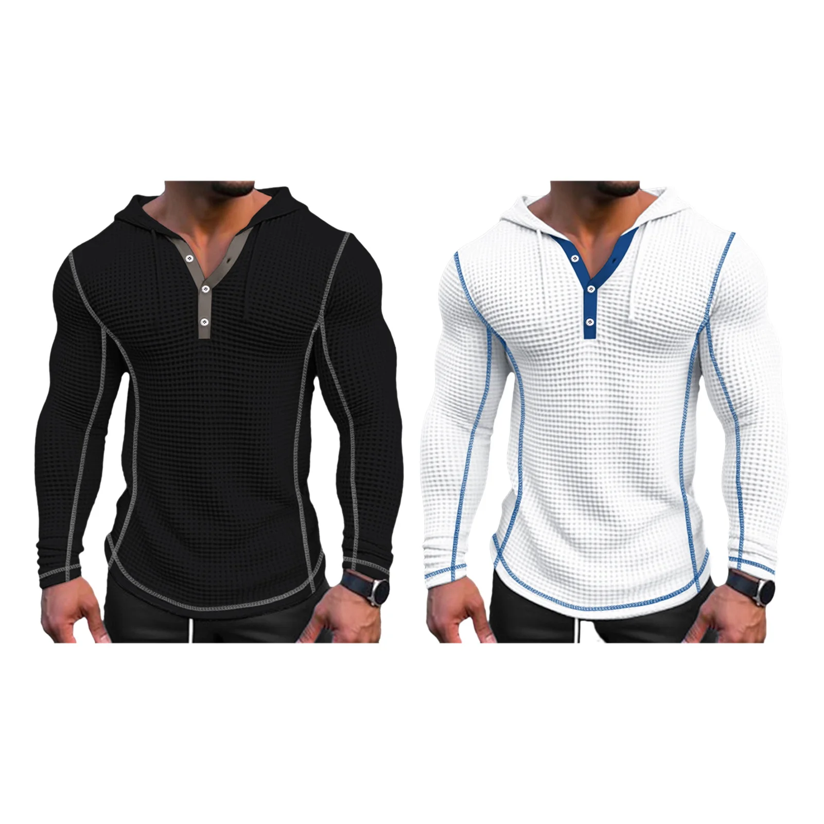 Pull homme coupe slim capuche