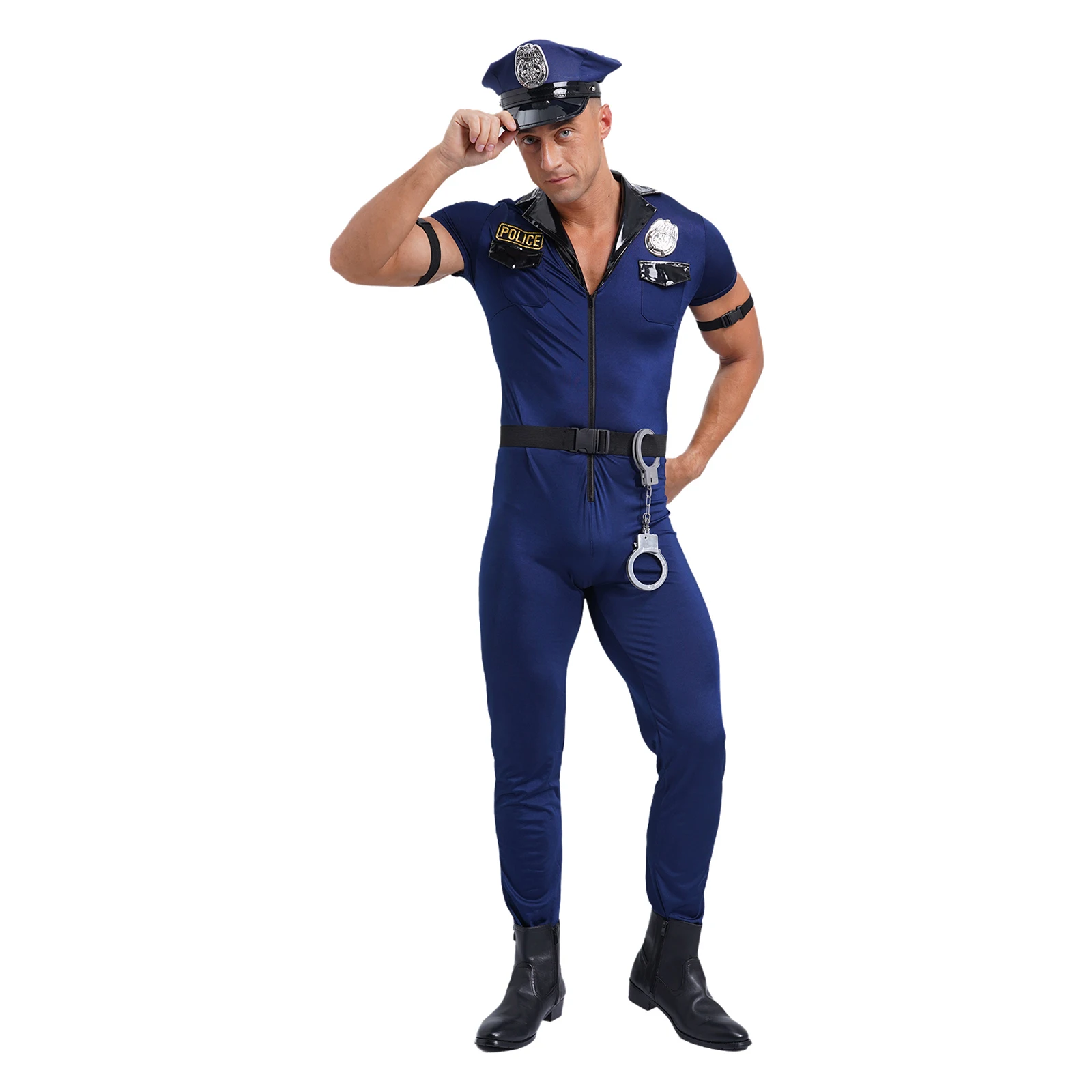 Costume Officier de police Homme Imposant