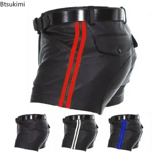 Short Homme Simili Cuir