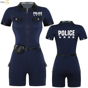 Tenues Sexy Costume Policière