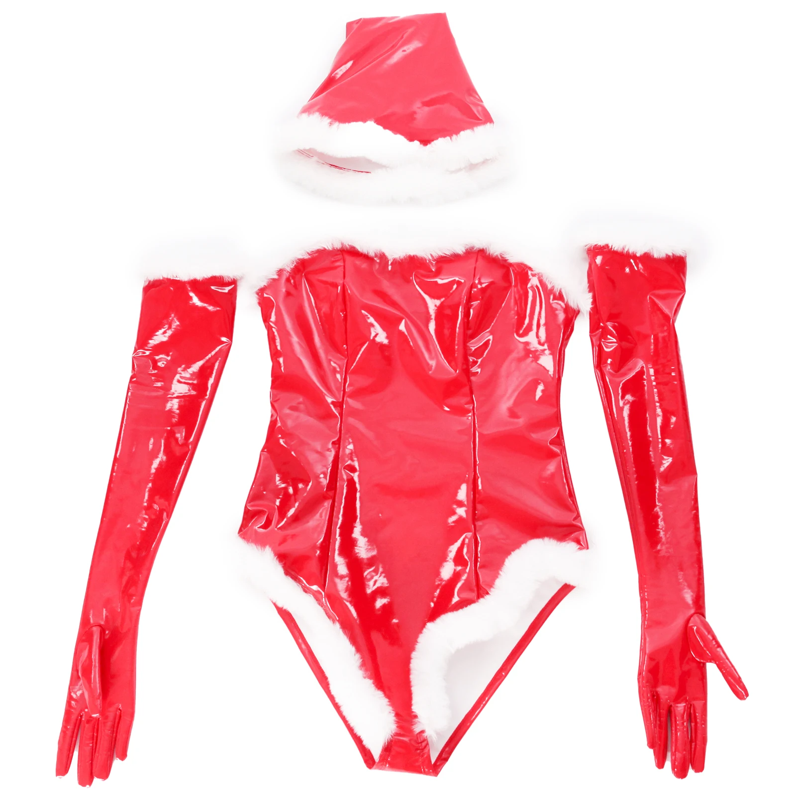 combinaison Noël en cuir
