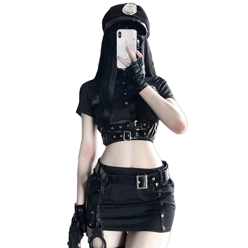Crop top policier
