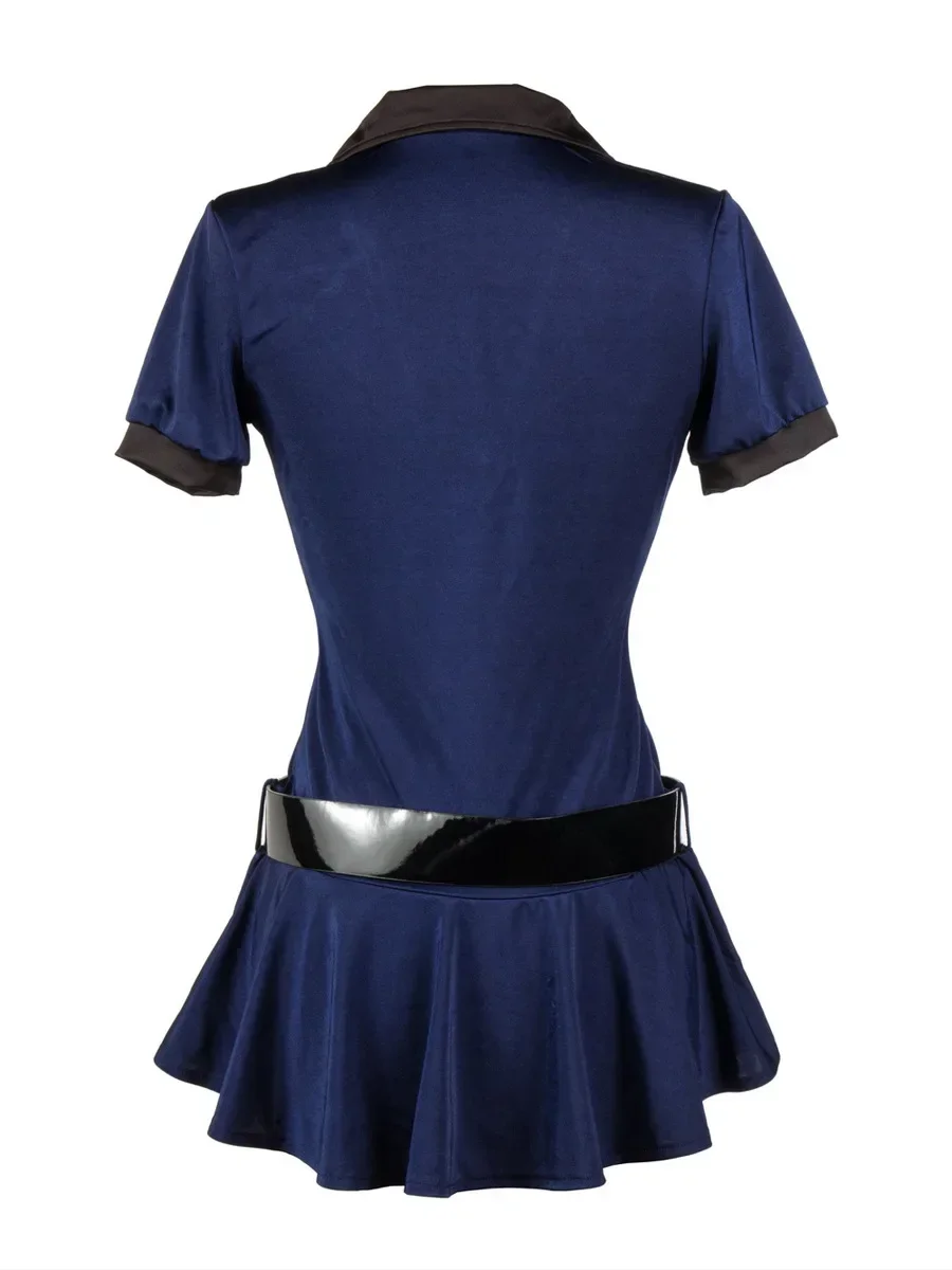 robe bleue policier